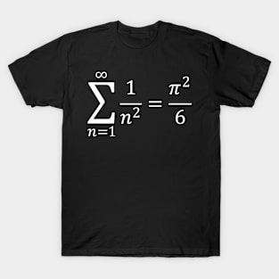 Sum Of Inverse Squared Numbers - Math And Algebra Basics T-Shirt